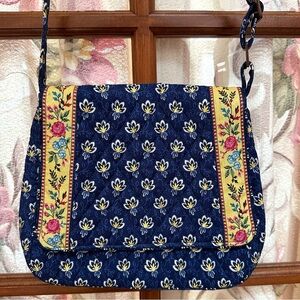 Vera Bradley Blue and Yellow Floral Bag